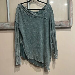 Free People To The Right Off Shoulder Tunic M